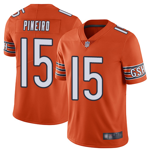 Chicago Bears Limited Orange Men Eddy Pineiro Alternate Jersey NFL Football #15 Vapor Untouchable